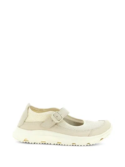 Salomon Rx Marie-jeanne Mesh And Nubuck Sneakers In Neutral