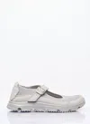Salomon Rx Marie-jeanne Mesh And Suede Sneakers In Grey