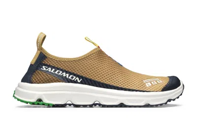 Pre-owned Salomon Rx Moc 3 Sneakers In Rubber/taffy/granada Sky Blue