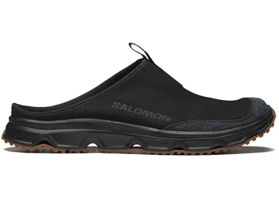 Pre-owned Salomon Rx Slide Leather Advanced Gum Sneakers In Black/gum8