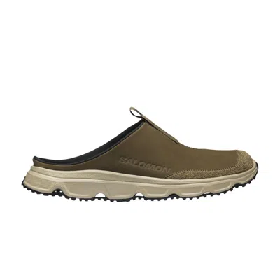 Pre-owned Salomon Rx Slide Leather Advanced 'kangaroo' In Brown