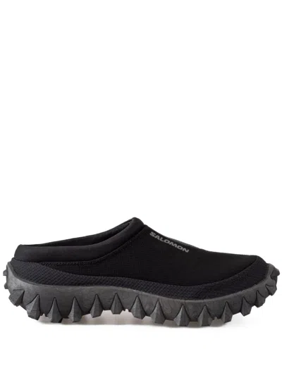 Salomon Recycled Material Slip-on Snow C In Black/asphalt