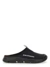 Salomon Black Fabric Rx Slide 3.0 Slippers In Black