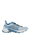 Salomon Sagacross Woman Sneakers Sky Blue Size 6 Synthetisches Material, Textile Fibers In Blue