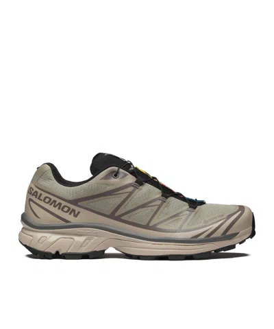 Salomon Sand-brown Trail-running Sneakers In Gray