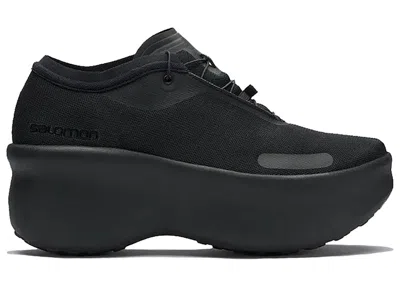 Pre-owned Salomon Sense Feel Platform Comme Des Garcons (women's) Sneakers In Black