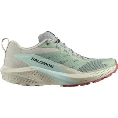 Salomon Sense Ride 5 Lily Pad / Rainy Day / Bleached Aqua L47212300 Women's In Green