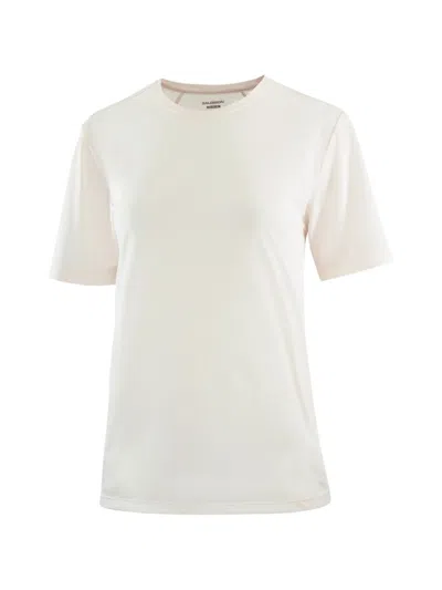 Salomon Shakeout Raglan-sleeve T-shirt In Gray
