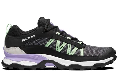 Pre-owned Salomon Shelter Low Lavender Sneakers In Black/white/patina Green In Multi
