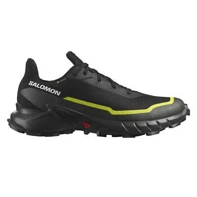 Pre-owned Salomon Shoes  Alphacross 5 Gtx 474604 In Black