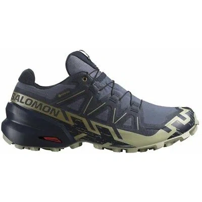 Pre-owned Salomon Shoes  For Trail Running Speedcross 6 Gtx Gore-tex 474655 In Blue