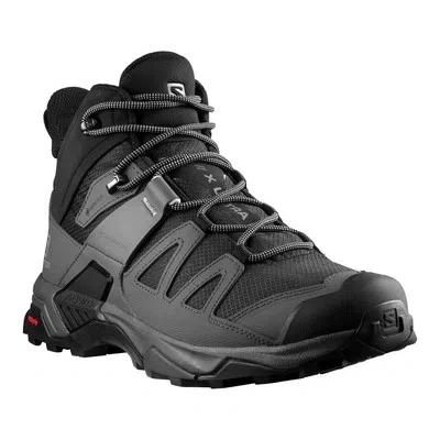Pre-owned Salomon Shoes  X Ultra Mid 4 Wide Gtx 412946 In Black