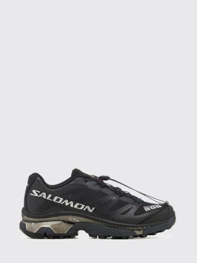 Salomon Streamlined Black Sneakers With Rugged Outsole And Breathable Upper
