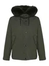 Salomon Short Parka In Brown