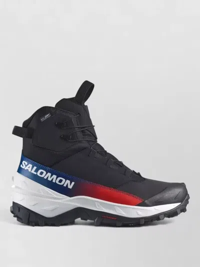 Salomon Silk Ankle Boot High Top Pull Tab In Black