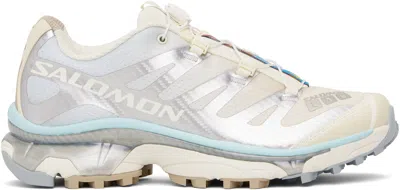 Salomon Xt-4 Og Rubber-trimmed Mesh Sneakers In Silver