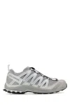 Salomon Silver Mesh And Synthetic Leather Xa Pro 3d Sneakers In Multi