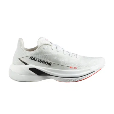 Pre-owned Salomon S/lab Spectur 'white Fiery Red Black'