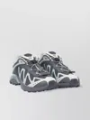 Salomon Slip-on Sneakers With Rubber Sole And Mesh Panels In Gray