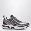 Salomon Mesh Panel Sneakers Pull Tab Rubber Sole In Animal Print