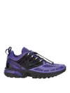 Salomon Acs Pro Mesh And Rubber Sneakers In Purple