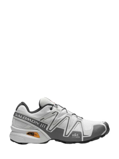 Salomon Technical White Speed Cross 3 Sneakers In Multi