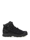 Salomon Ankle Boots With Reinforced Toe And Textured Sole In Black
