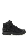 Salomon Ankle Boots With Reinforced Toe And Textured Sole In Black