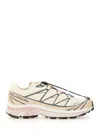 Salomon Xt-6 Rubber-trimmed Mesh Sneakers In Neutral