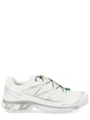 Salomon Streamlined White Sneakers With Quick-pull Lacing System In White
