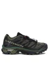 Salomon Performance-driven Black Mesh Sneakers In Black