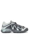 Salomon Slip-on Sneakers With Rubber Sole And Mesh Panels In Gray