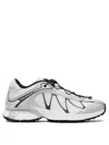 Salomon White Rubber Sneakers In Gray
