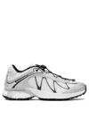 Salomon White Rubber Sneakers In Gray