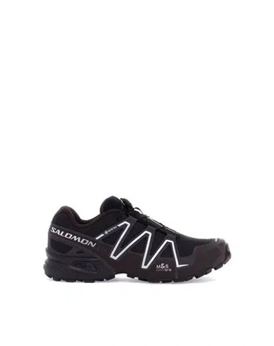 SALOMON SALOMON SNEAKERS BLACK SIZE 11 CALFSKIN