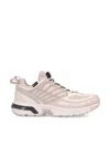 Salomon Pink Acs Pro Gore-tex Sneakers In Cloud Gray/lilac Ash/9 Iron