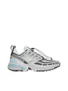 Salomon Acs Pro Mesh And Rubber Sneakers In Metal/phantom/arona