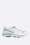 Salomon Mesh Panels Round Toe Rubber Sole Sneakers In White