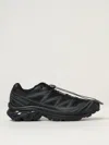 Salomon Chunky Sole Lace-up Sneakers With Mesh Panels In Black