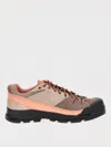 Salomon X-alp Rubber And Mesh-trimmed Suede Sneakers In Pink