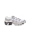 Salomon Low Top Sneakers With Mesh Upper And Rubber Outsole In White