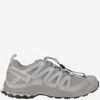 Salomon Silver Mesh And Synthetic Leather Xa Pro 3d Sneakers