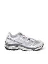 Salomon Mesh Panels Round Toe Rubber Sole Sneakers In Sharkskin/dawn Blue/metal