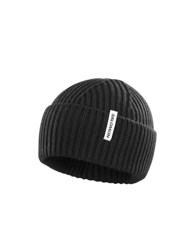 Salomon Snowbird Rimless Cap In Black