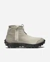 Salomon Gray Snowclog Mid Sneakers In Brown