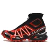 Salomon Snowcross 'black Fiery Red' In Multi