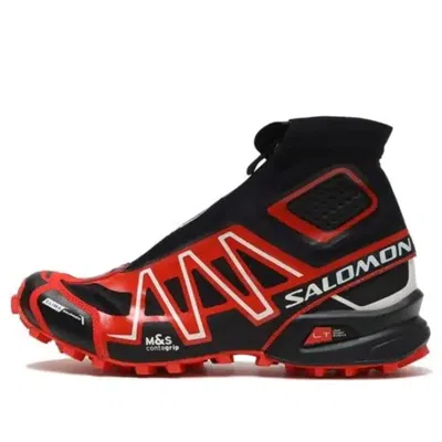 Salomon Snowcross 'black Fiery Red' In Multi