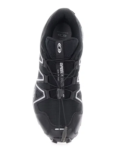 SALOMON SPEEDCROSS 3 BLACK LOW TOP SNEAKERS WITH LOGO PATCH ON THE TONGUE AND LOGO LETTERING ON THE SIDE IN 