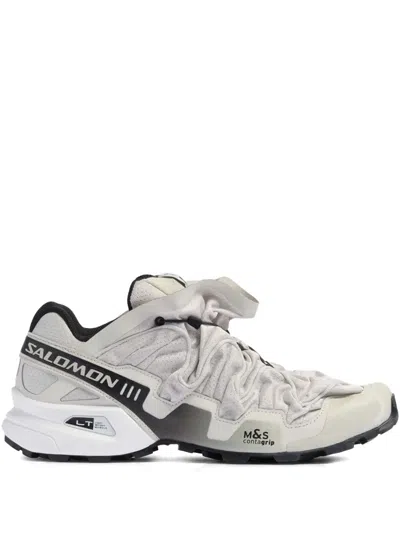 Salomon Speedcross 3 Gathered Panel Quick-lace Sneakers In Animal Print