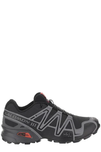 Salomon Black & Gray Speedcross 3 Gore-tex Sneakers
